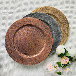 Assiettes de présentation élégantes en gros, assiettes de présentation lavables, <span class=keywords><strong>vaisselle</strong></span> pour la décoration de mariage - Product Image 1