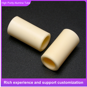 Accessoires isolants électroniques de matériel de céramique de tube en céramique d'alumine de haute pureté - Product Image 4