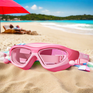 Lentille anti-buée HD vue claire hommes femmes enfants sangles en silicone non myopes <span class=keywords><strong>lunettes</strong></span> de <span class=keywords><strong>natation</strong></span> - Product Image 1