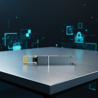Module optique VCSEL/PIN multimode YYGL 400G QSFP112 SR4 MPO-12/APC PAM4 850nm 100m pour interconnexion de centre de données et calcul IA