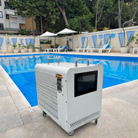 Bain froid de luxe 2026 de 2 CV à immersion d'eau froide, 1000 L, pour spa, massage, bain de glace, récupération sportive, athlétique, gym et fitness