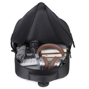 <span class=keywords><strong>Sac</strong></span> <span class=keywords><strong>à</strong></span> <span class=keywords><strong>Dos</strong></span> Grande Capacité pour Hommes Couleur Unie <span class=keywords><strong>Tendance</strong></span> Mode pour Voyages d'Affaires Étudiants Lycéens Imperméable avec Doublure en Polyester - Product Image 3