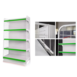 Tùy chỉnh Gondola Kệ hai mặt siêu thị kệ trưng bày siêu thị Kệ siêu thị tạp hóa giá. - Product Image 4