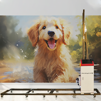 Imprimante à jet d'encre UV CMJN d'impression directe verticale au mur pour projet de peinture murale 3d d'article intérieur extérieur
