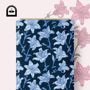 2025 Topoints Liberty London 花卉图案塔纳草棉面料数码印花定制设计连衣裙面料 <span class=keywords><strong>AAB</strong></span> - Product Image 4