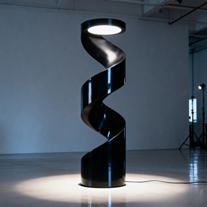 3D Printed Contemporary LED Wall Lamp, Artistic <b>Lighting</b> for Modern Interior <b>Spaces</b> - Product Image 4