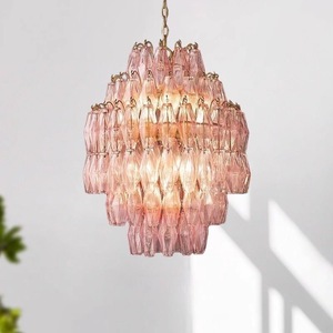Lampadario di Lusso in Stile Italiano per Casa e Ufficio, Modello Unico Francese-Americano, Lampada Moderna di Medie Dimensioni per Soggiorno e Sala da Pranzo - Product Image 1