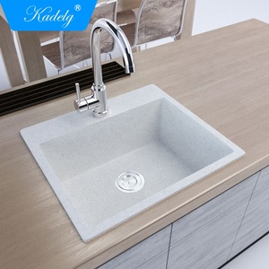 Vendita calda prezzo all'ingrosso moderno composito di quarzo granito bianco <span class=keywords><strong>lavello</strong></span> da <span class=keywords><strong>cucina</strong></span> - Product Image 1
