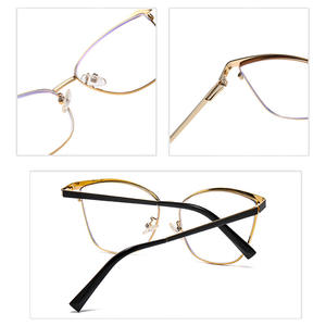 Gafas Ópticas de Lujo para Mujer, Montura Cuadrada de Media Montura, con Logotipo Personalizado, Moda de Alta Gama 2026, Hemme Paris ME42J51 - Product Image 3