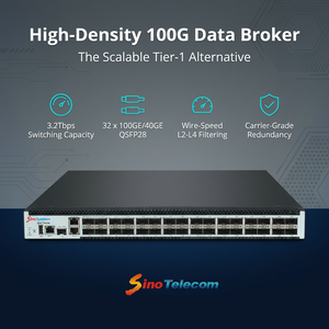 Sino-Telecom 32x100G QSFP28 Network Packet Broker NPB Netwok Probe avec équilibrage de charge pour la surveillance de la sécurité réseau SFC7132CH - Product Image 5