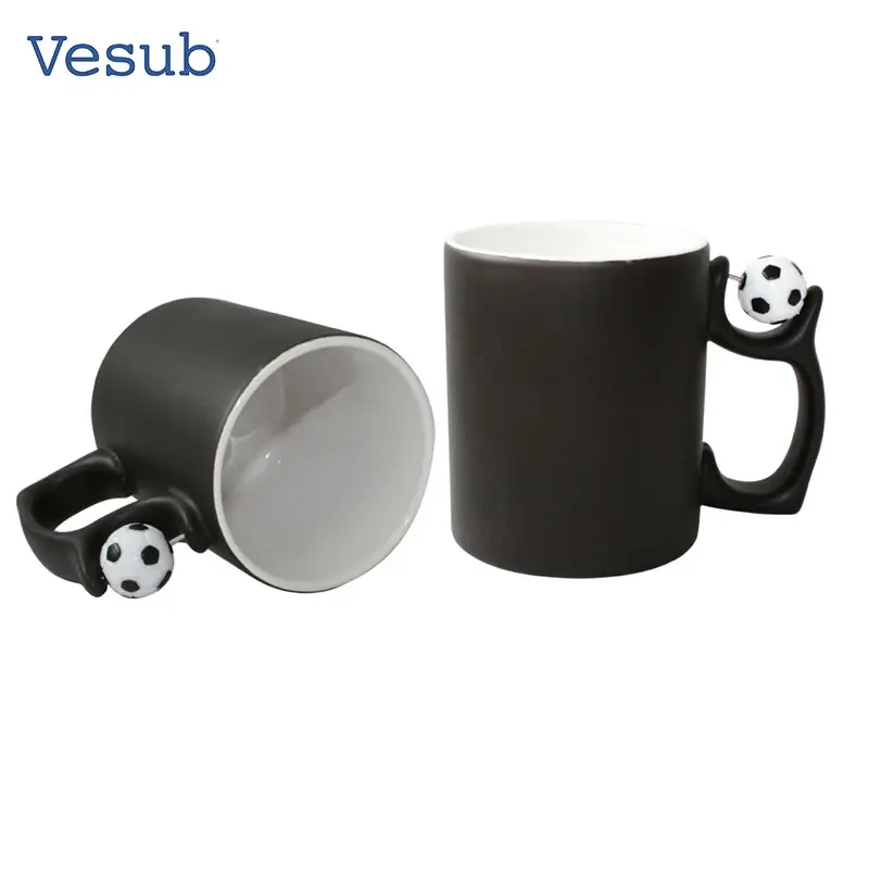 Bóng Đá Nhiệt Độ Thay Đổi Màu Cup Thăng Hoa Ma Thuật Mug Cho Báo Chí Nhiệt