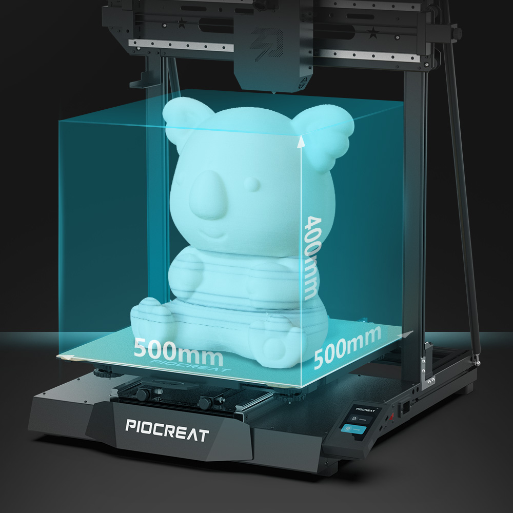 Piocreat G5Ultra 2024 Fast Industrial Pellet Extruder 3D Printer