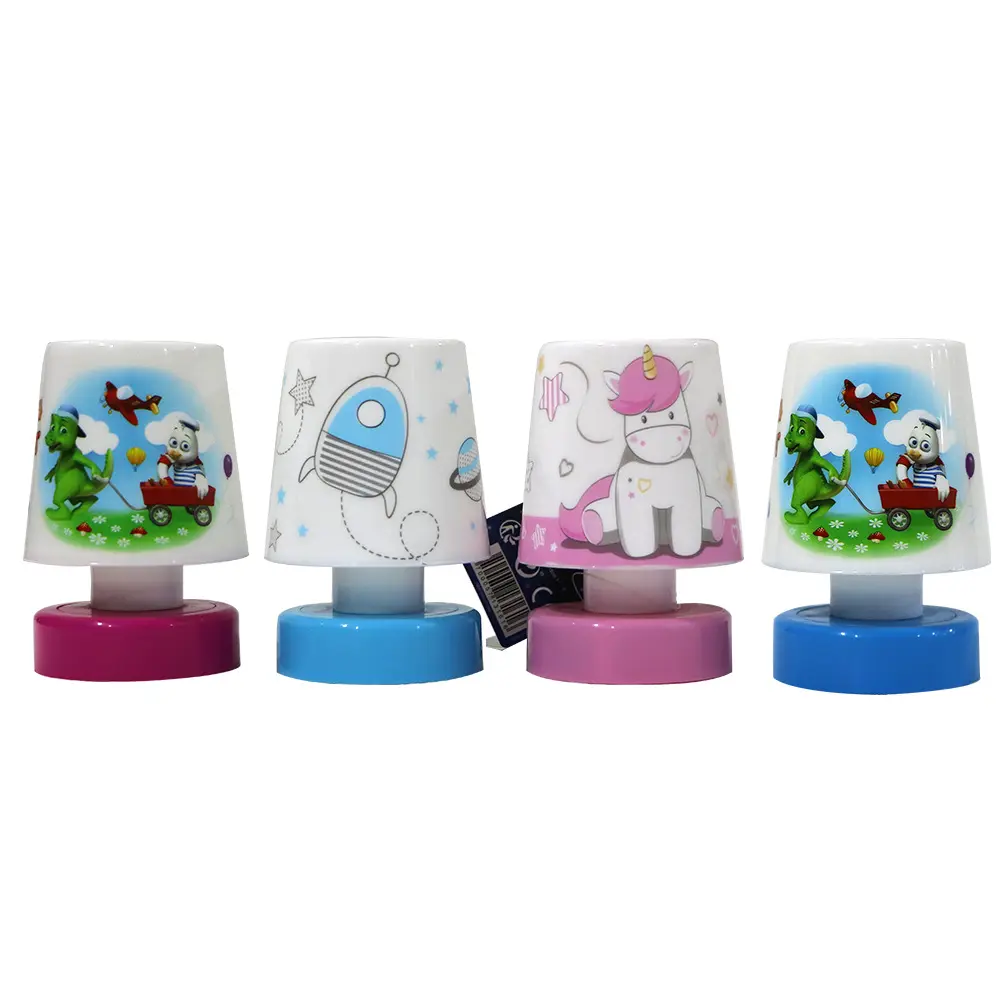 Portable cartoon Led Night Light Desk Lamp Bar Table Light For kids bed room Decoration