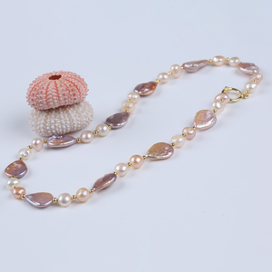 Handmade 18k Gold Plated Drop Shape Freshwater <strong>Pearl</strong> Beads Women Jewelry <strong>Set</strong> - Product Image 5