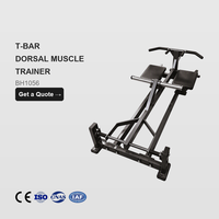 ZOFAN Machine à Rameur T-Bar à Charge de Plaques en Acier pour Entraînement du Dos et des Bras, Équipement de Gym Commercial, Caractéristiques Sécurisées et Durables, Faible MOQ