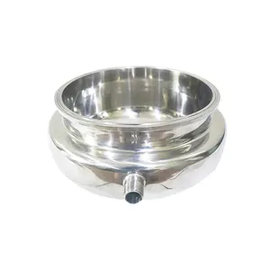 Stainless Steel Jacketed collection pot hemispherical reducers shatter platters
