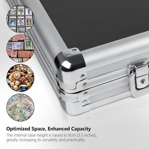 Vitrine d'exposition pour cartes 34"x23" en aluminium, grande vitrine d'exposition pour salon professionnel - Product Image 3