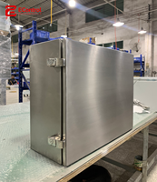Boîte de distribution verrouillable en acier inoxydable, indice de protection IP65, boîte murale étanche pour la sécurité du câblage industriel et commercial