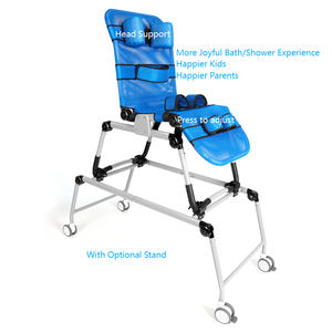 Sedia da Bagno/Doccia/Tempo Libero BC03 Conforme CE MDR per Bambini con Bisogni Speciali, Disabilità, Paralisi Cerebrale, Regolabile con Una Sola <span class=keywords><strong>Mano</strong></span> - Product Image 1