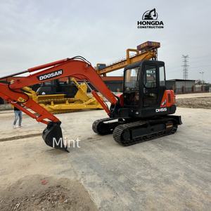 Máquina excavadora usada de buena calidad Doosan DH55 a la venta con precio más bajo en la marca ShangHai Japan - Product Image 1