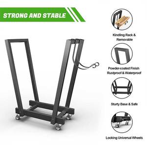 Estante <span class=keywords><strong>de</strong></span> <span class=keywords><strong>leña</strong></span> <span class=keywords><strong>de</strong></span> Metal <span class=keywords><strong>de</strong></span> diseño moderno personalizado Simple Interior Exterior uso doméstico chimeneas accesorios con ruedas al <span class=keywords><strong>por</strong></span> <span class=keywords><strong>mayor</strong></span> - Product Image 4