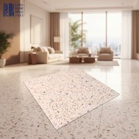 Dalles de terrazzo personnalisées, grandes dalles multicolores, revêtement de sol en terrazzo pour balcon, dalles de terrazzo pour comptoir, plateau de table, escalier