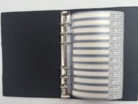 Libro de Muestras de Condensadores 0201, 0.5pf-220nf, Montaje Superficial, 51 Valores X 50 Piezas, Folleto de Resistencias de Chip SMD Surtidas