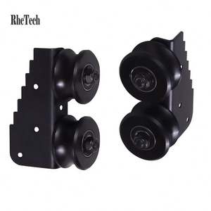 WEKIS - Kits de Herrajes para Escaleras Plegables de Acero/Metal de Estilo Moderno para Biblioteca o Sala de Estudio, Escaleras Deslizantes Tipo Granero para Aislamiento - Product Image 2