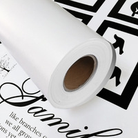 Rouleaux d'autocollants jet d'encre translucides blancs mats imperméables de 3 pouces, vinyle imprimable auto-adhésif pour étiquettes