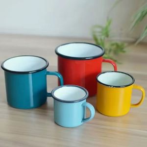 แก้วเคลือบสีสวยขนาดเล็กไม่มีฝาปิด ดีไซน์คลาสสิก มีหลายสีให้เลือก เหมาะสำหรับเป็นของขวัญทางธุรกิจ แก้วกาแฟ รับผลิตแบบ OEM - Product Image 4