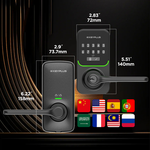 Tự động tùy chỉnh khóa cửa thông minh Keyless lối vào trong nhà mật khẩu chốt cửa khóa thông minh khóa - Product Image 2