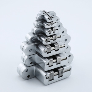 Gabinetes de bisagras ocultas de aleación de Zinc Soss de cromo satinado duradero, puerta de cocina de conexión de calidad, dormitorio Invisible, Hospital - Product Image 5