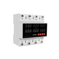 Interrupteur de transfert automatique triphasé Kampa ATS 63A/100A 4P, courant nominal 63A, capacité de coupure 6kA