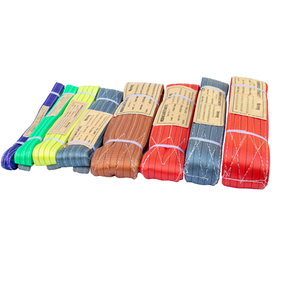 Prix bon marché 150mm 180mm 6t 2m Sangle en polyester à <span class=keywords><strong>double</strong></span> pli avec yeux <span class=keywords><strong>de</strong></span> levage Sf: 8: 1 Sf: 7: 1 Sf: 6: 1 Sf: 5: 1 - Product Image 1