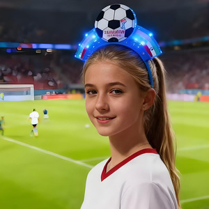 Diademas Luminosas con Banderas Nacionales <span class=keywords><strong>de</strong></span> EE. UU., Canadá y México para la Copa <span class=keywords><strong>Mundial</strong></span> <span class=keywords><strong>de</strong></span> Fútbol 2026, Artículos para Fanáticos <span class=keywords><strong>de</strong></span> Clubes y Equipos - Product Image 6