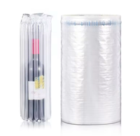 Sacs à bulles en plastique transparent, colonnes d'air gonflables pour la protection des bouteilles de vin lors de l'expédition