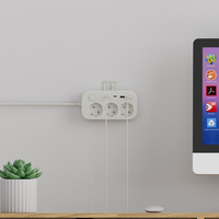 Suministros de equipos eléctricos de la UE para el hogar 20W Usb Qc 3,0 enchufe de extensión temporizador 3 salidas tira de alimentación Universal