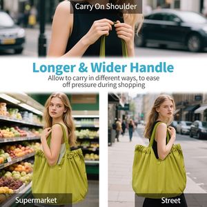 Bolsa de Compras Plegable, Portátil y Suave, Multicolor, Espaciosa y Reutilizable para el Supermercado, las Compras Diarias y el Uso Cotidiano - Product Image 6