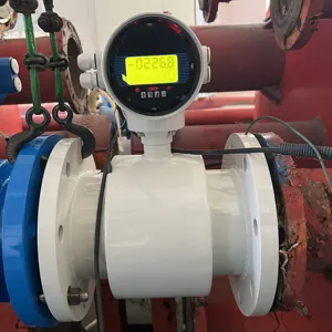 Wastewater Chemical Sewage Flow Meter Acid Alkaline Liquid Magnetic Flowmeter Price