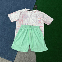 Ensemble de sport d'été pour homme : T-shirt à manches courtes et short imprimé camouflage abstrait, séchage rapide, idéal pour la gym, le fitness et la course à pied