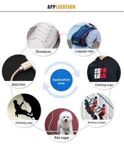 Vente flash : Corde réfléchissante en polyester épaisse de 8 mm et 10 mm pour laisse de chien - Product Image 6