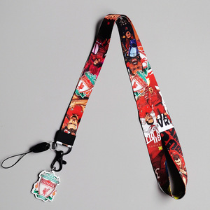 Cordón largo para teléfono móvil con diseño de fútbol, Bayern, AC Milan, Barcelona, <span class=keywords><strong>Roma</strong></span>, para el trabajo, el campus o actividades. - Product Image 6