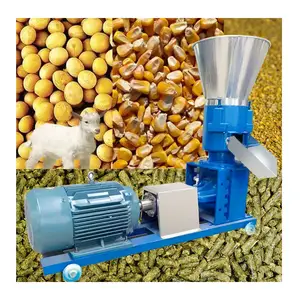 Farm poultry cattle pig animal feeds pellet machine pelletizer tilapia fish chicken feed making machine small size pallet