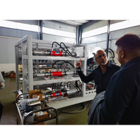 Compresseur de surpression hydraulique pour station de recharge d'hydrogène, similaire à la pompe à piston haute pression Haskel