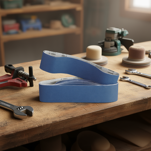 สายพานขัดเฟอร์วี P100 สำหรับงานขัดไม้และโลหะ - Product Image 3