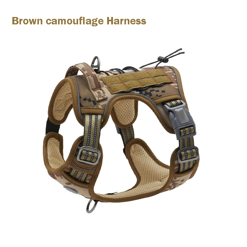 Harnais camouflage marron
