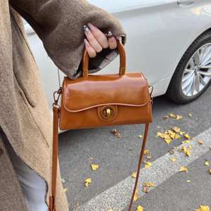 Bolso de hombro retro de alta calidad, impermeable, resistente al desgaste, bolso de mano moderno - Product Image 1