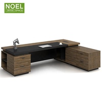 Ensemble de bureau et de chaise de direction de conception de bureau informatique durable et vendable