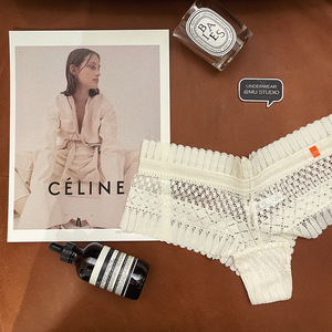 Mutandine Francesi Sexy in Pizzo con Piume, Moda Pura Seduzione, Senza Cuciture, Affascinanti, Trasparenti e Traspiranti in Stile Europeo - Product Image 6