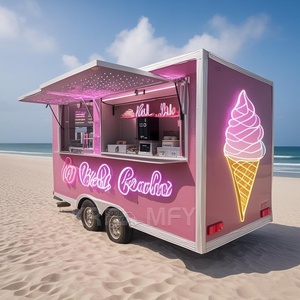 Remorques multifonctions de grande capacité aux normes australiennes, camion de restauration mobile avec équipements de cuisine complets, chariot à crème glacée - Product Image 5